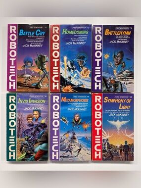 Robotech 6-Book Lot by Jack McKinney (3,4,5,10,11,12)